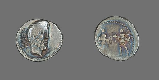 Denarius (Coin) Portraying King Tatius