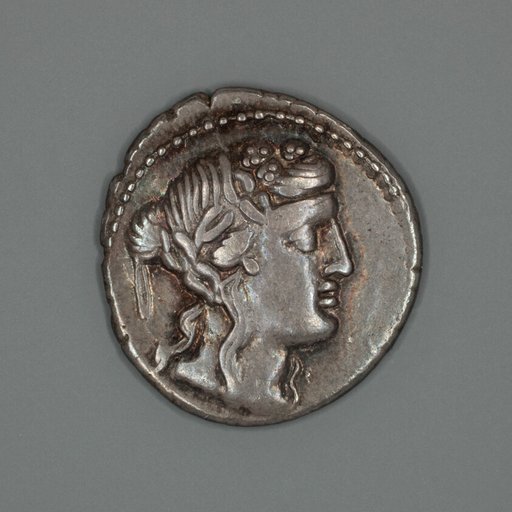 Denarius (Coin) Depicting the God Liber