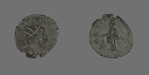 Antoninianus (Coin) Portraying Emperor Tetricus