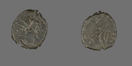 Antoninianus (Coin) Portraying Emperor Tetricus