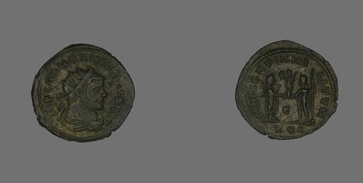 Antoninianus (Coin) Portraying Emperor Marcus Aurelius Valerius Maximianus (Maximian or Maximianus I)