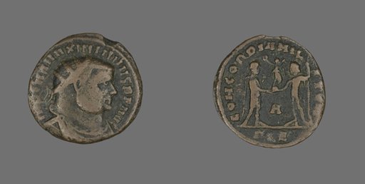 Follis (Coin) Portraying Emperor Maximian