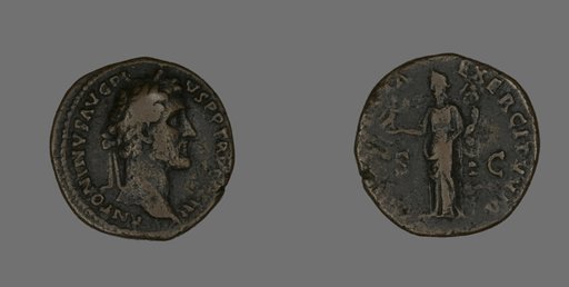 As (Coin) Portraying Emperor Antoninus Pius