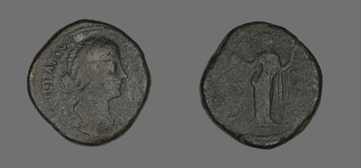 Sestertius (Coin) Portraying Lucilla