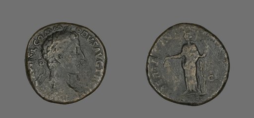 Sestertius (Coin) Portraying Emperor Commodus
