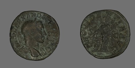Sestertius (Coin) Portraying Emperor Severus Alexander
