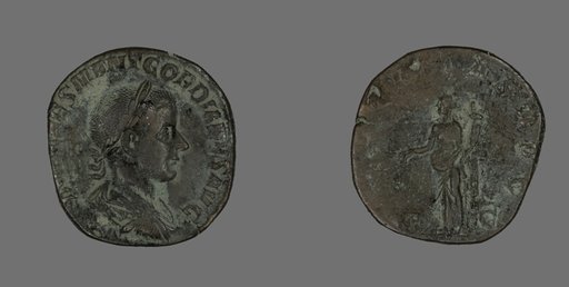 Sestertius (Coin) Portraying Emperor Gordianus