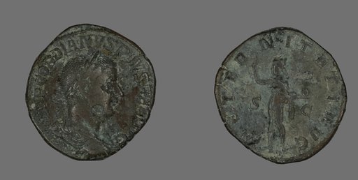 Sestertius (Coin) Portraying Emperor Gordianus
