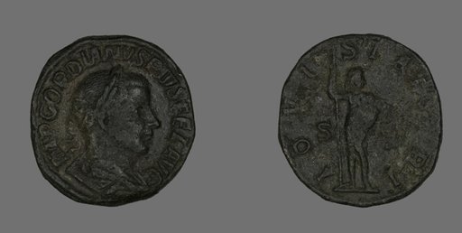 Sestertius (Coin) Portraying Emperor Gordianus