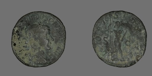 Sestertius (Coin) Portraying Emperor Gordianus