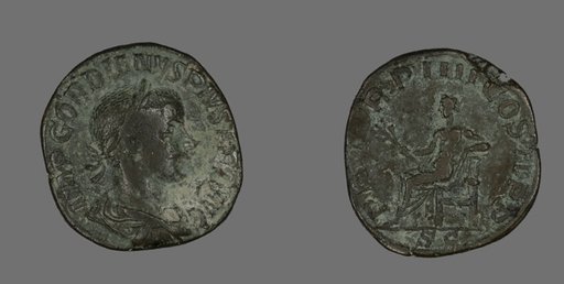 Sestertius (Coin) Portraying Emperor Gordianus