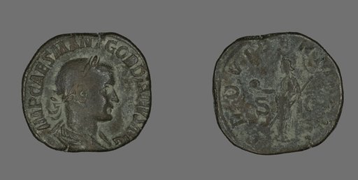 Sestertius (Coin) Portraying Emperor Gordianus