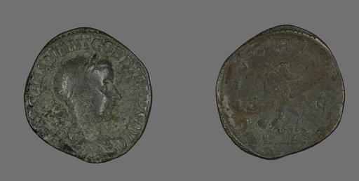 Sestertius (Coin) Portraying Emperor Gordianus