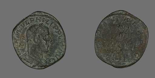 Coin Portraying Philip the Arab