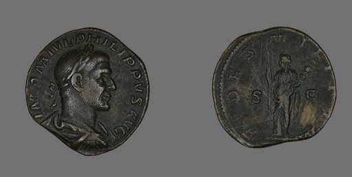 Coin Portraying Philip the Arab