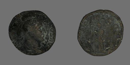 Sestertius (Coin) Portraying Philip the Arab