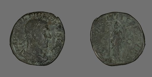Sestertius (Coin) Portraying Philip the Arab