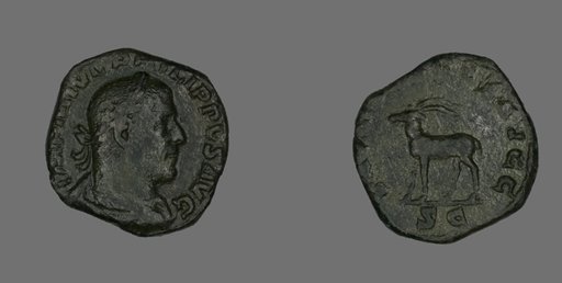 Sestertius (Coin) Portraying Philip the Arab