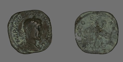 Sestertius (Coin) Portraying Philip the Arab