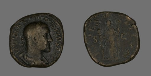 Sestertius (Coin) Portraying Emperor Maximinus