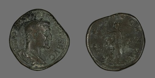 Sestertius (Coin) Portraying Emperor Maximinus
