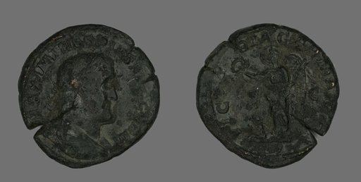Sestertius (Coin) Portraying Emperor Maximinus