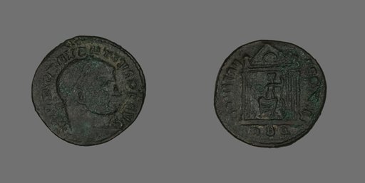 Follis (Coin) Portraying Emperor Maxentius