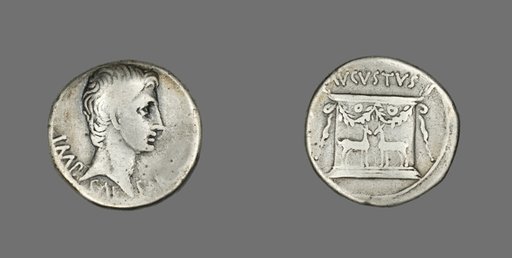 Cistophoric Tetradrachm (Coin) Portraying Emperor Augustus