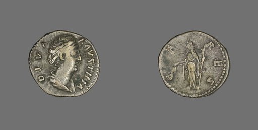 Denarius (Coin) Portraying Empress Faustina