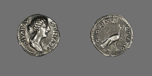 Denarius (Coin) Portraying Empress Faustina the Younger
