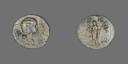Denarius (Coin) Portraying Empress Julia Domna