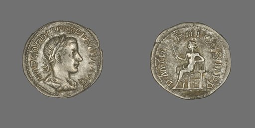 Denarius (Coin) Portraying Emperor Gordian III