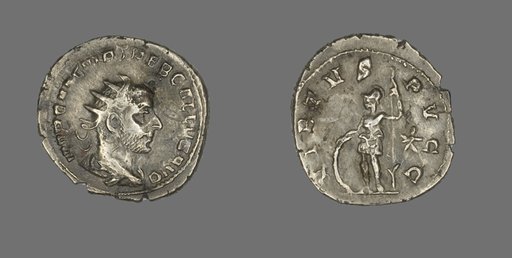 Antoninianus (Coin) Portraying Emperor Trebonianus Gallus
