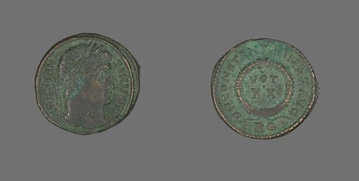 Coin Portraying Emperor Constantine I