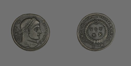 Coin Portraying Emperor Constantine I