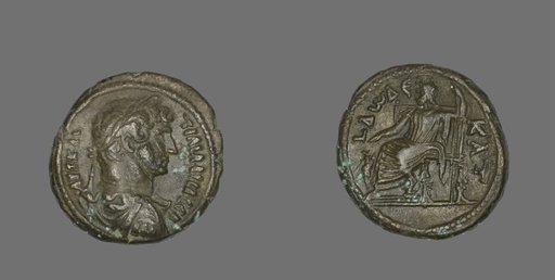 Tetradrachm (Coin) Portraying Emperor Hadrian