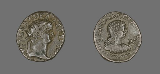 Tetradrachm (Coin) Portraying Emperor Nero