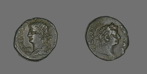 Tetradrachm (Coin) Portraying Emperor Nero
