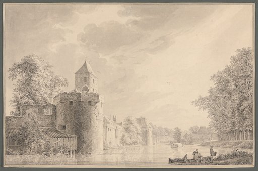 The City Walls of Utrecht by the "Plompetoren"