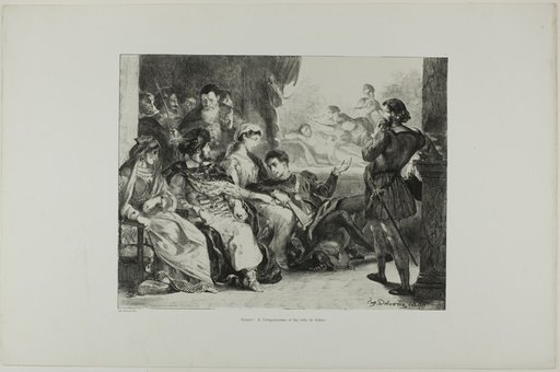 Hamlet Makes the Players Enact the Poisoning of His Father, plate 7 from Hamlet