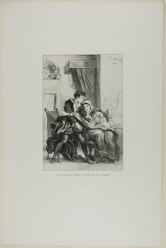 Hamlet and the Queen, plate 10 from Hamlet