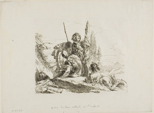 Three Soldiers and a Boy, from Capricci