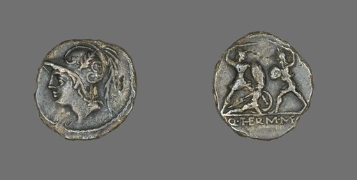 Denarius (Coin) Depicting the God Mars
