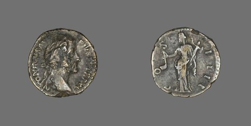 Denarius (Coin) Portraying Emperor Antoninus Pius