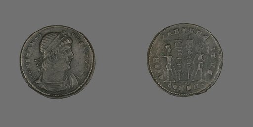 Coin Portraying Emperor Constantine I