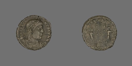 Coin Portraying Emperor Constantine II Caesar
