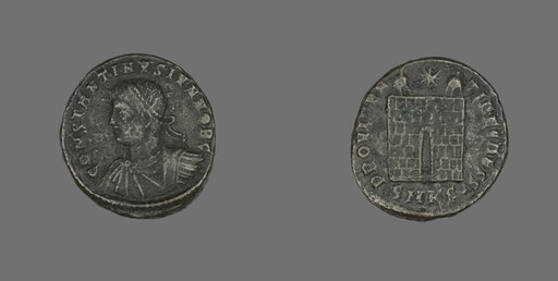 Coin Portraying Emperor Constantine I