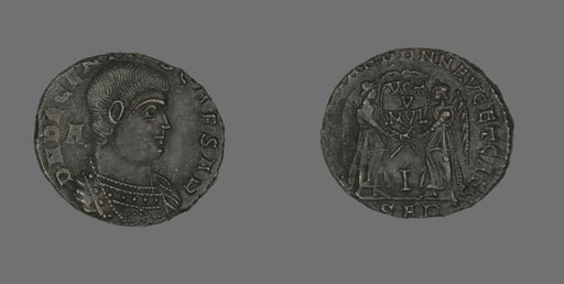Coin Portraying Emperor Decentius
