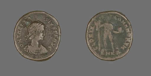 Coin Portraying Emperor Theodosius