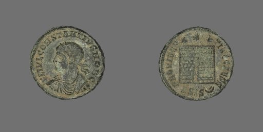 Coin Portraying the Emperor Constantius I